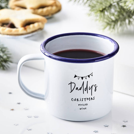 Christmas Personalised Enamel Mug