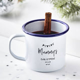 Christmas Personalised Enamel Mug