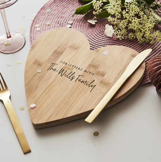 Christmas Personalised Wooden Chopping Board