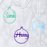 Personalised Bauble Christmas Decoration