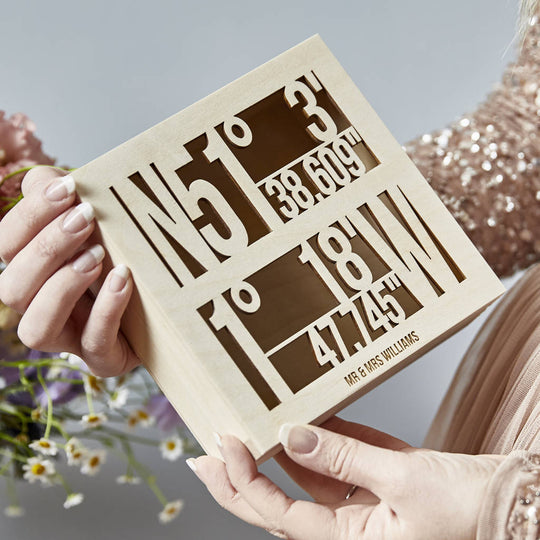 Coordinate Personalised Couples Keepsake Box
