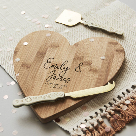 Couples Personalised Chopping/Cheese Board