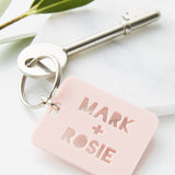 Couples Personalised Keyring