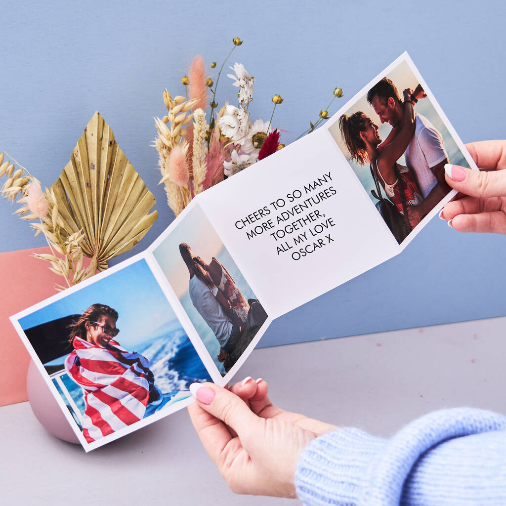 Couples Personalised Photo Card