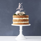 Decorative Birthday Age Cake Topper