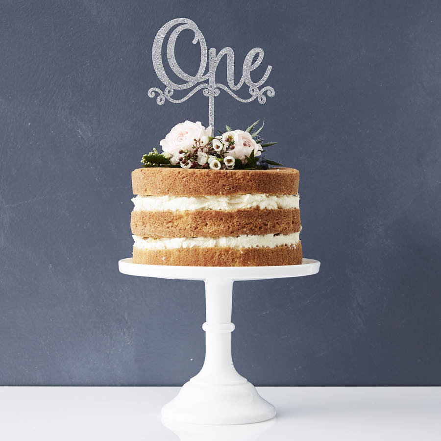 Decorative Personalised Number Birthday Cake Topper