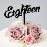 Eighteen Birthday Cake Topper