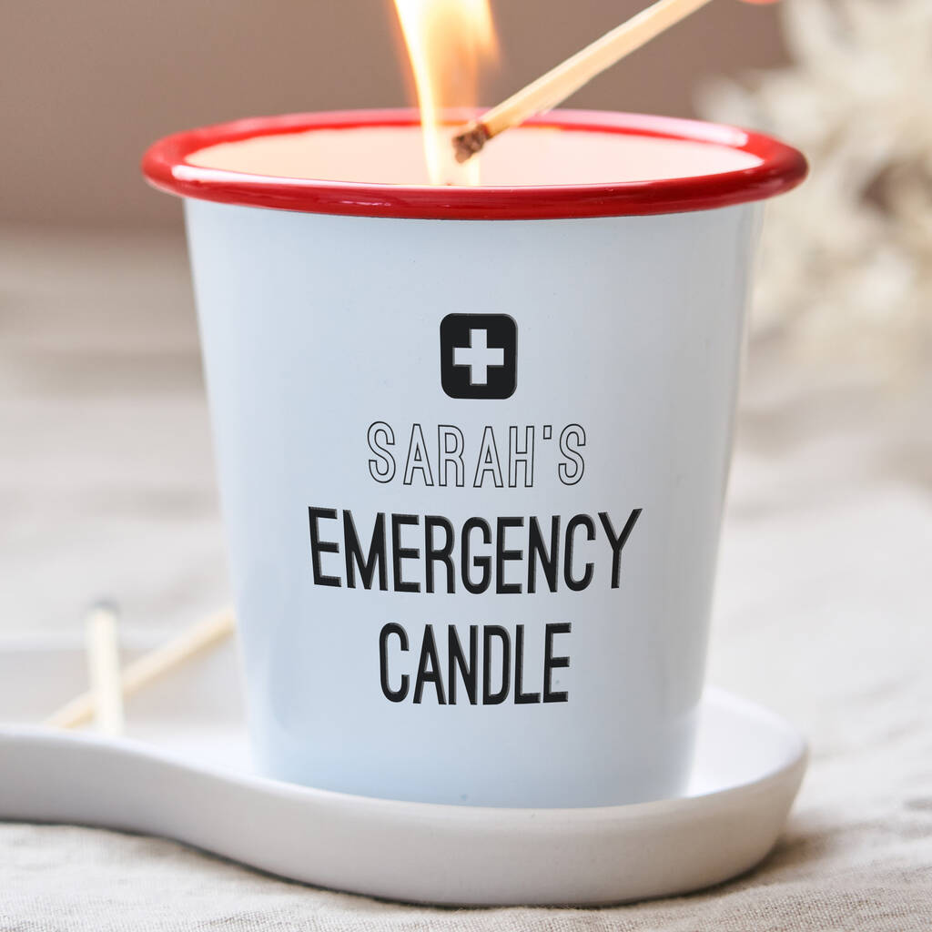 Enamel Emergency Calm Down Candle - Spark More Joy