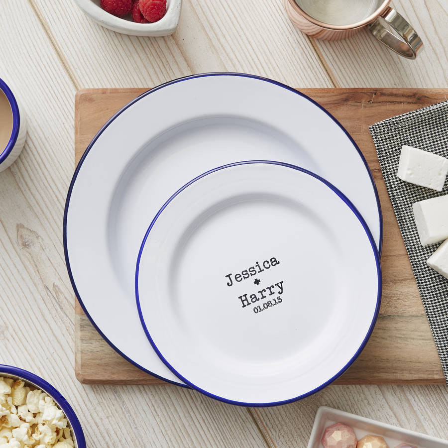 Personalised sales plate set