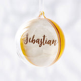 Engraved Personalised Christmas Bauble