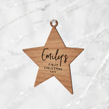 First Christmas Personalised Christmas Decoration