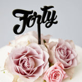 Forty Birthday Cake Topper