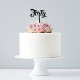 Forty Birthday Cake Topper