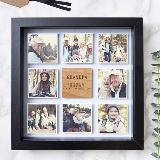 Framed Personalised Grandpa Photo Print