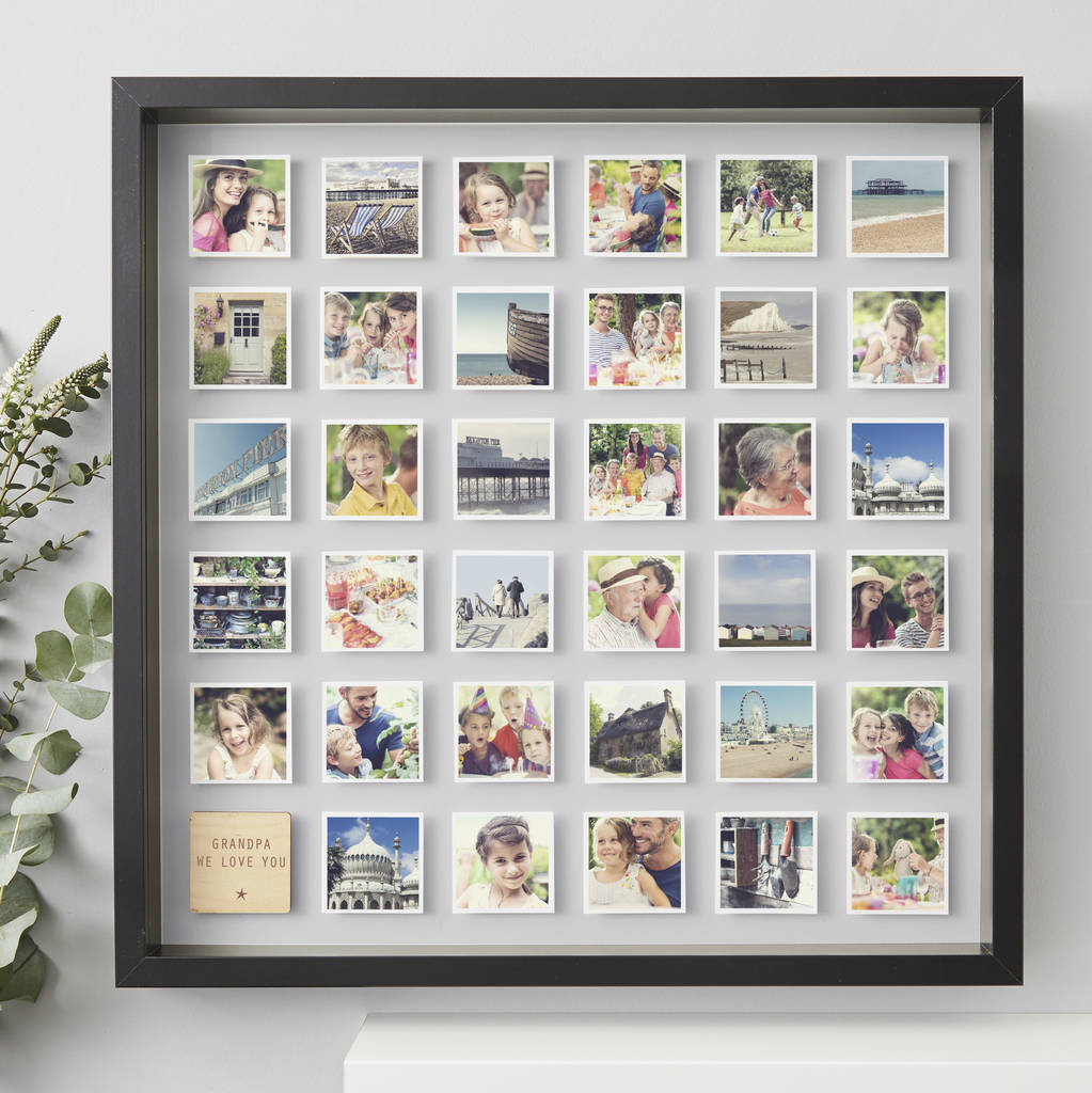 Framed Personalised Grandpa Photo Print