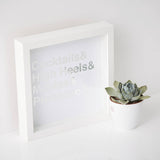 Framed Personalised Favourite Things Print