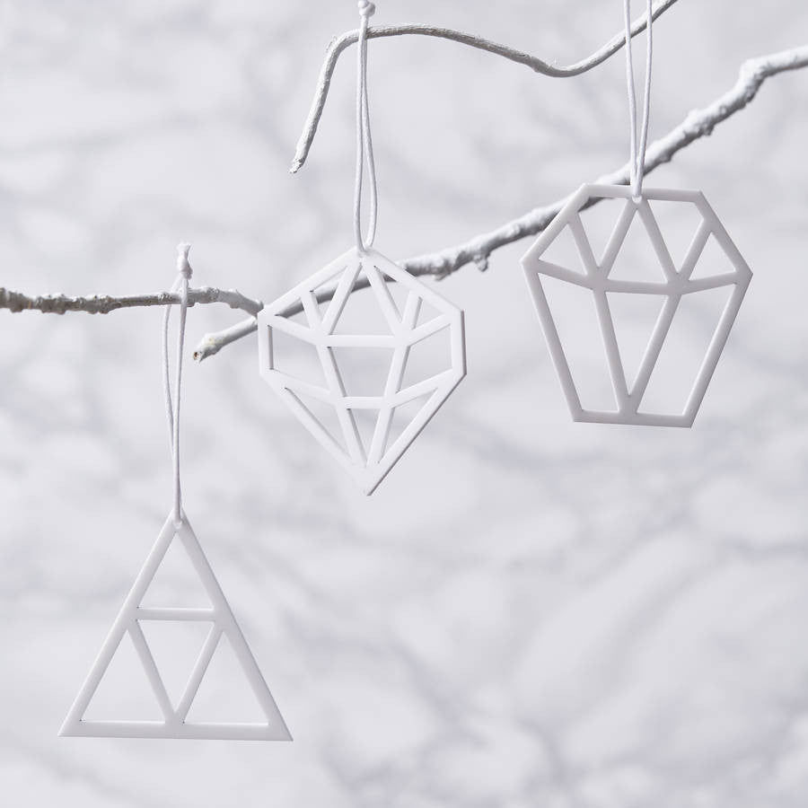 Geometric Christmas Decorations