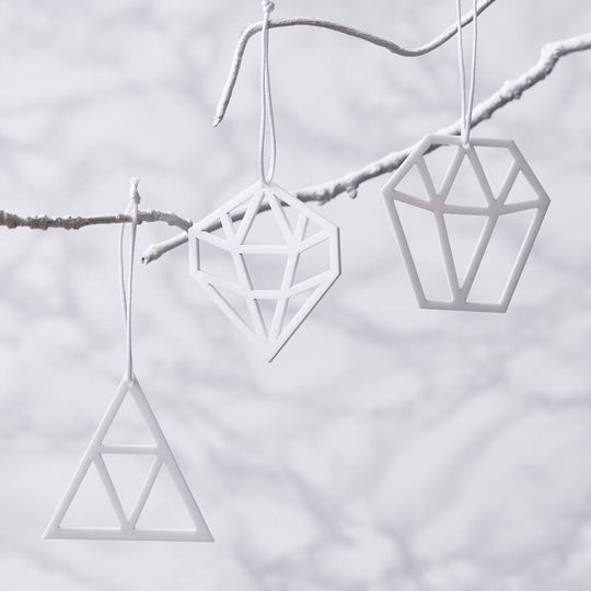 Geometric Christmas Decorations