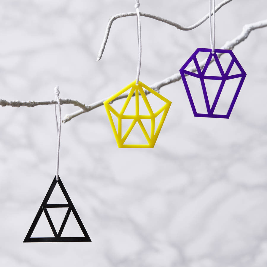 Geometric Christmas Decorations