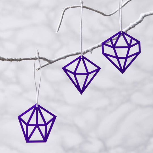 Geometric Christmas Decorations
