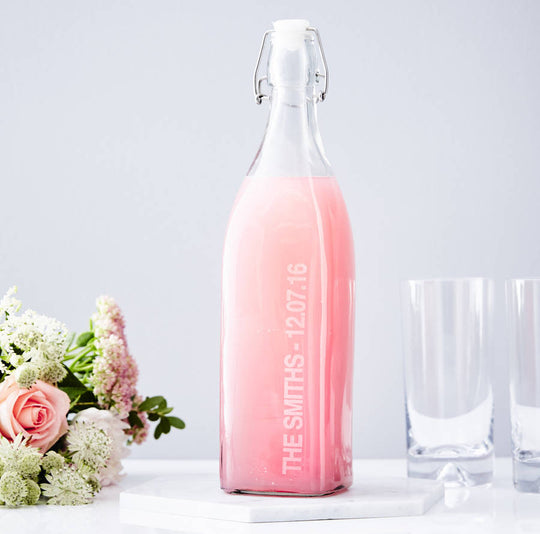 Personalised Glass Bottle