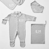 Initials Personalised Baby Sleepsuit
