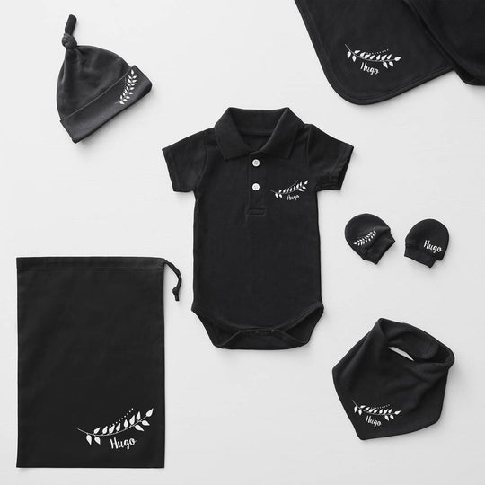 Laurel Personalised Polo Babygrow
