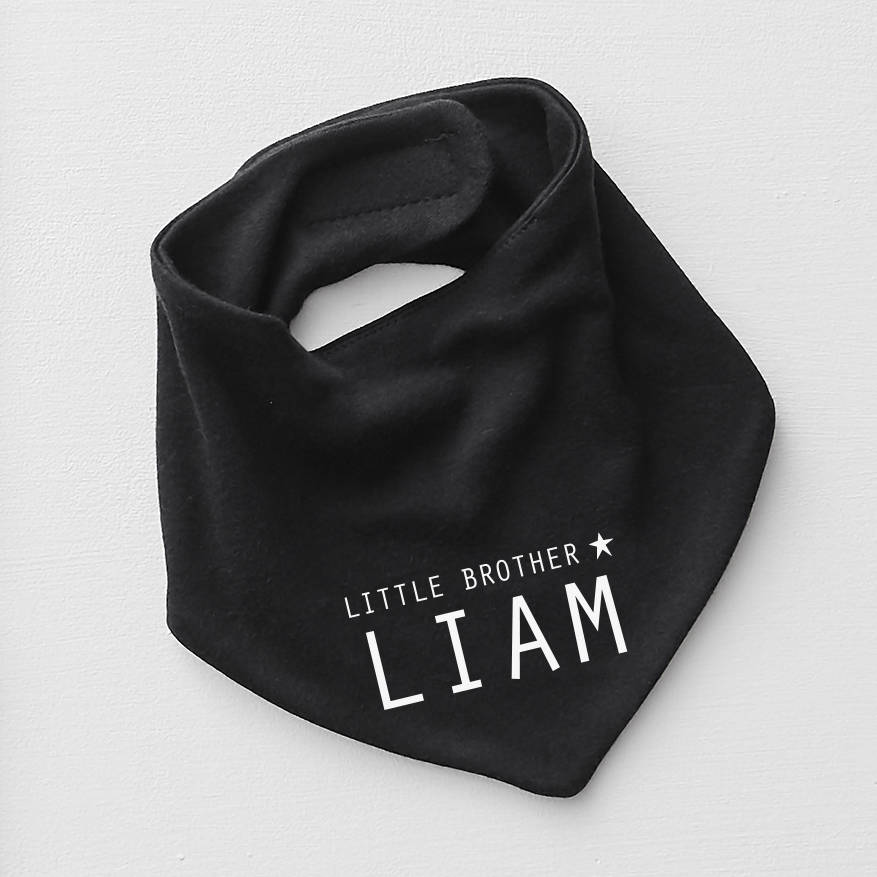 Little Brother Personalised Bib