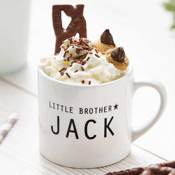 Little Brother Personalised Children's Mug