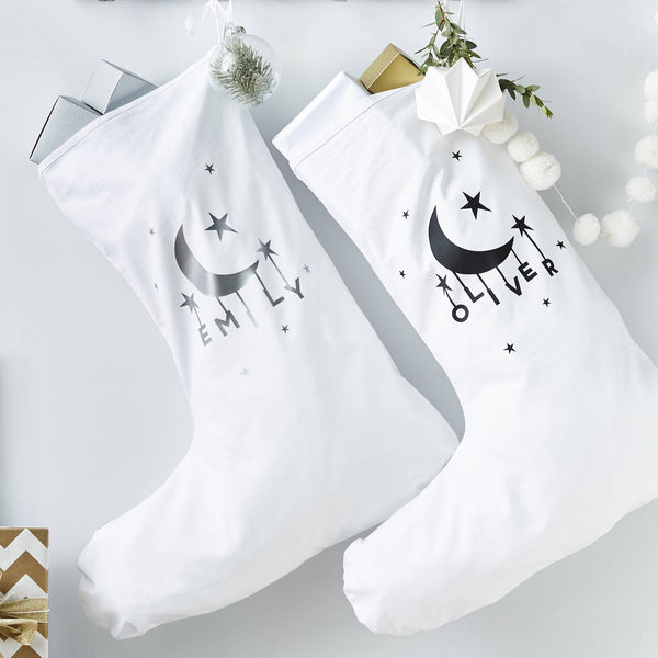 Little Moon Personalised Christmas Stocking