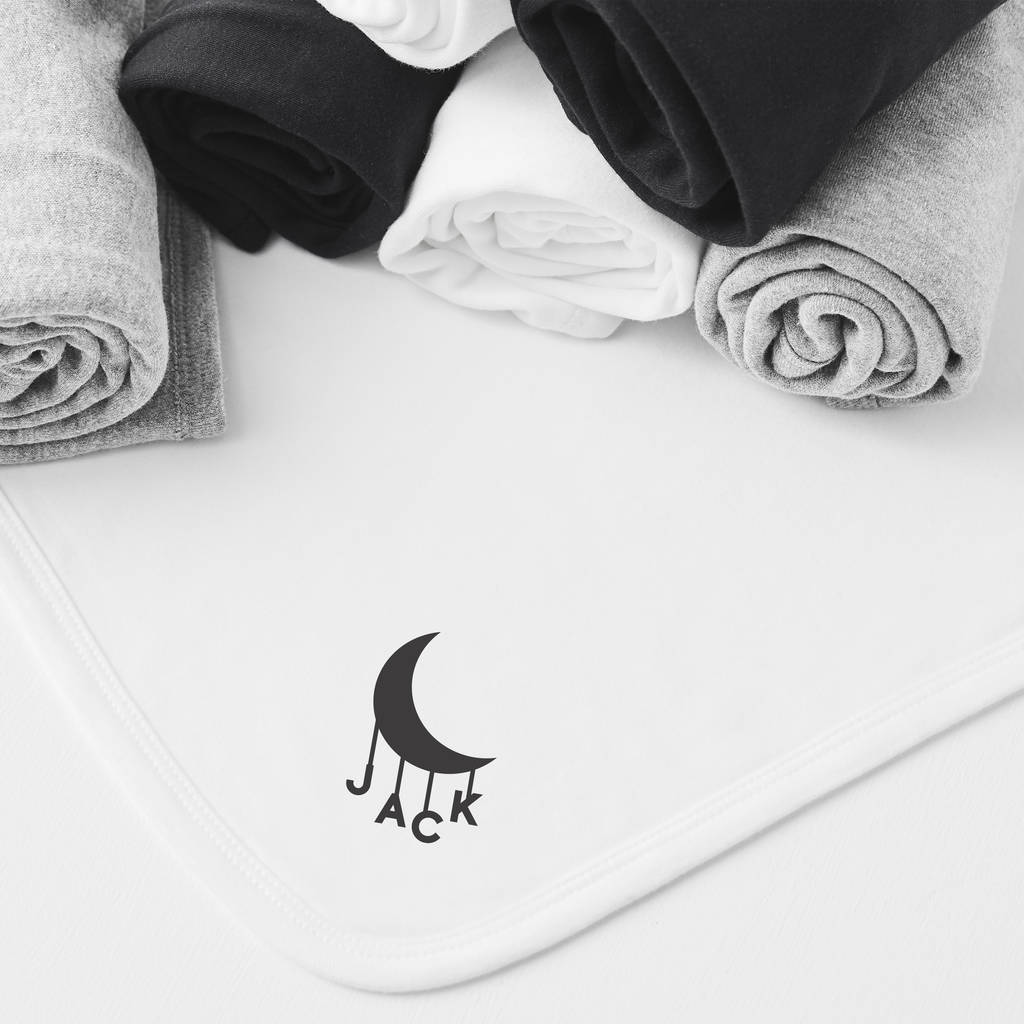 Little Moon Personalised Polo Babygrow