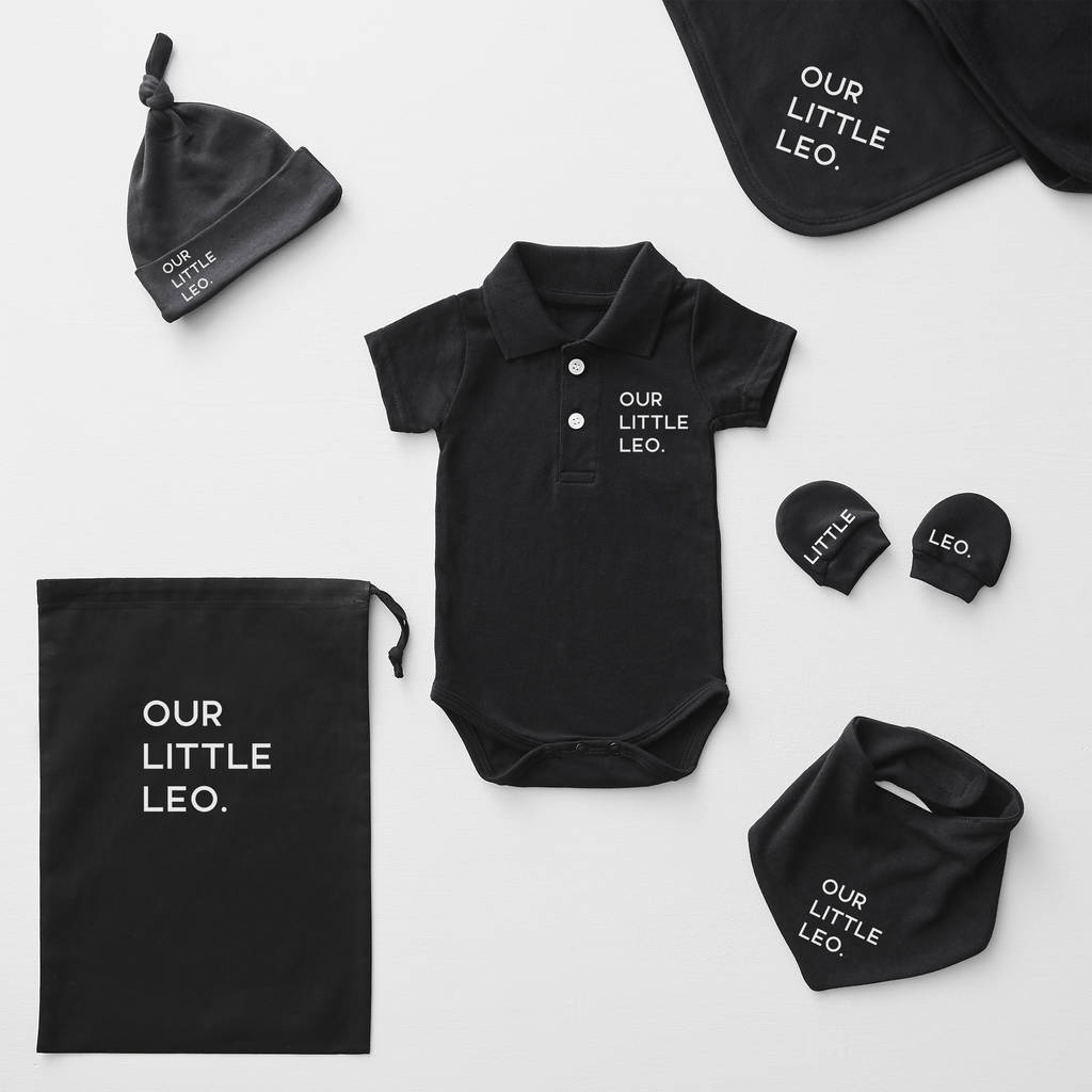 Little One Personalised Polo Babygrow