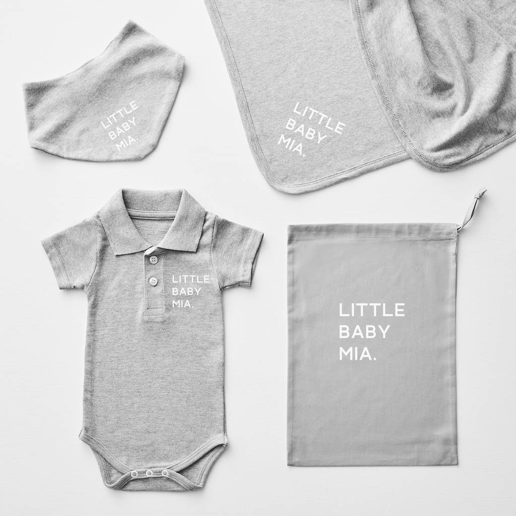 Little One Personalised Polo Babygrow