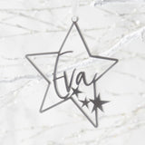 Little Star Personalised Christmas Decoration