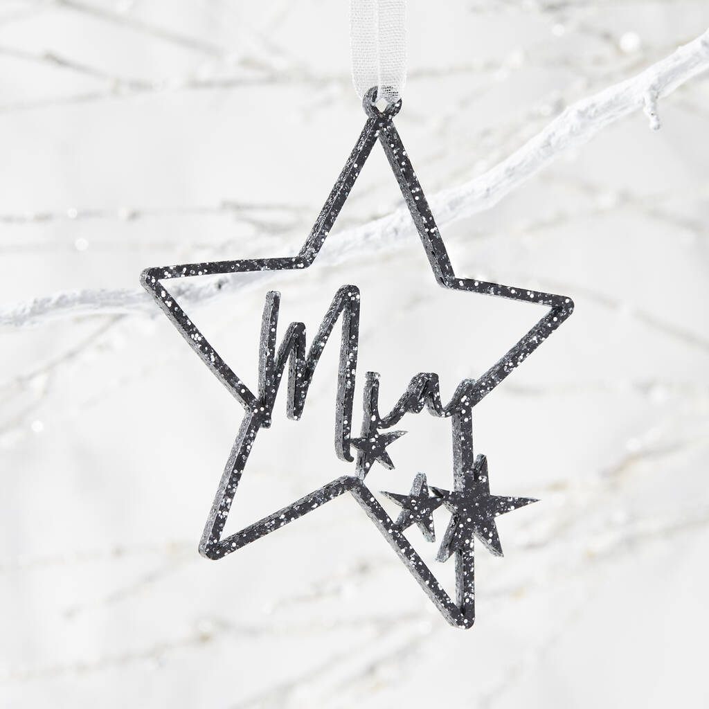 Little Star Personalised Christmas Decoration