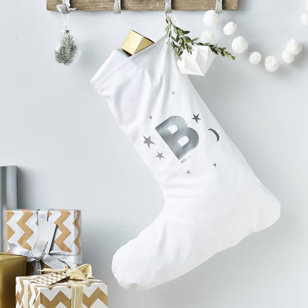 Little Star Personalised Christmas Stocking