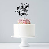 Made With Love Cake Topper