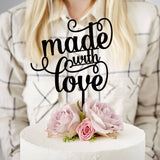 Made With Love Cake Topper