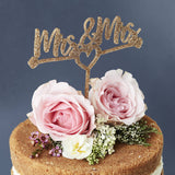 Mrs And Mrs Heart Wedding Cake Topper