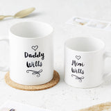 New Family Personalised Mug Set