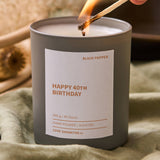 Personalised 40th Birthday Candle