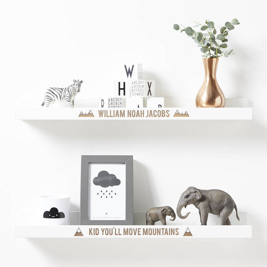 Personalised Adventure Shelf