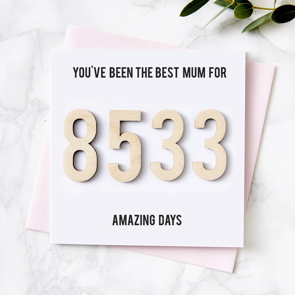 Personalised Amazing Days Together Card