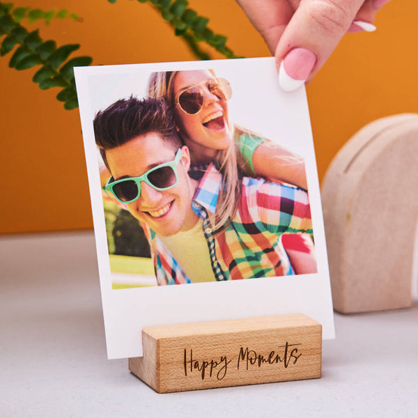 Personalised Wooden Photo Holder