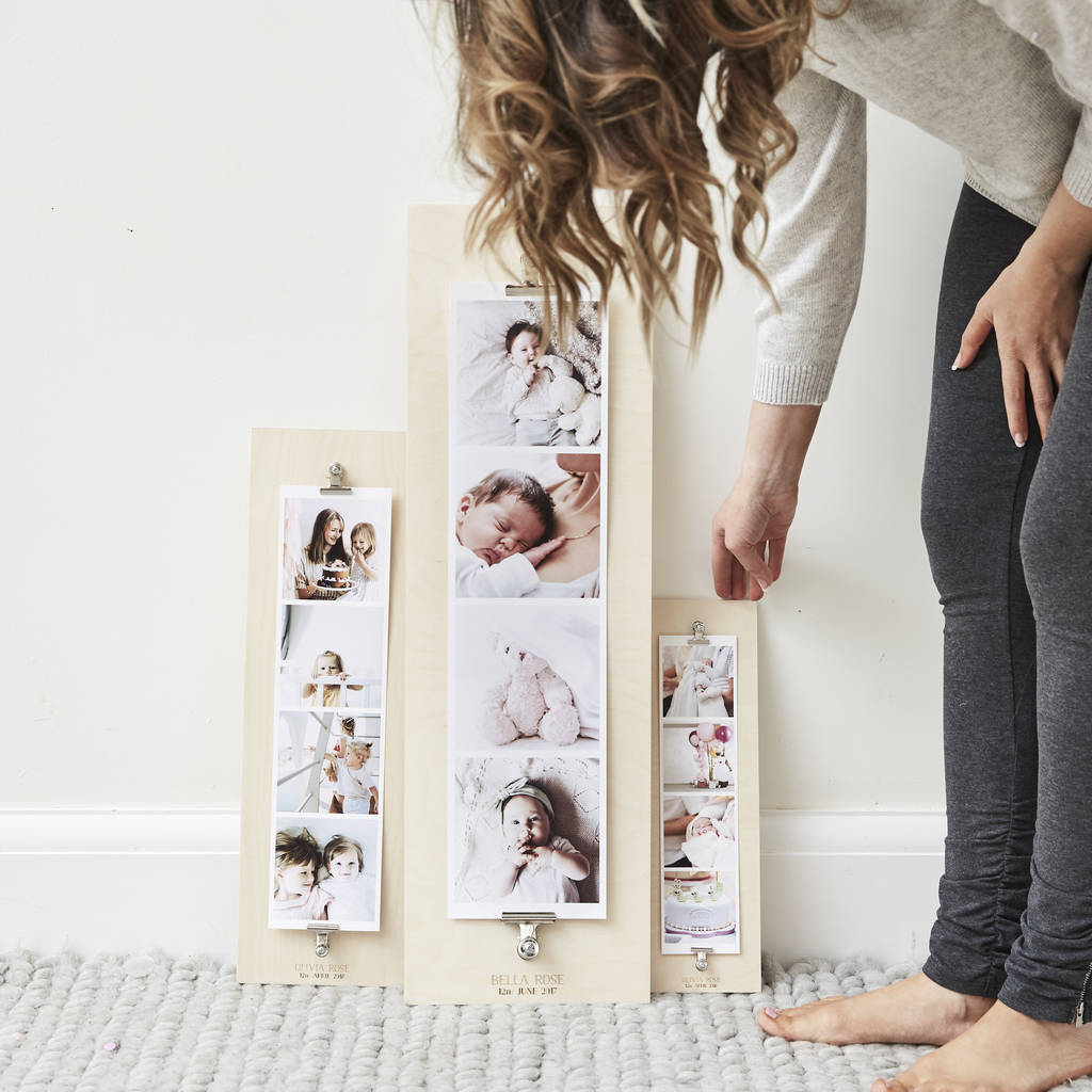 Personalised Baby Giant Photo Strip
