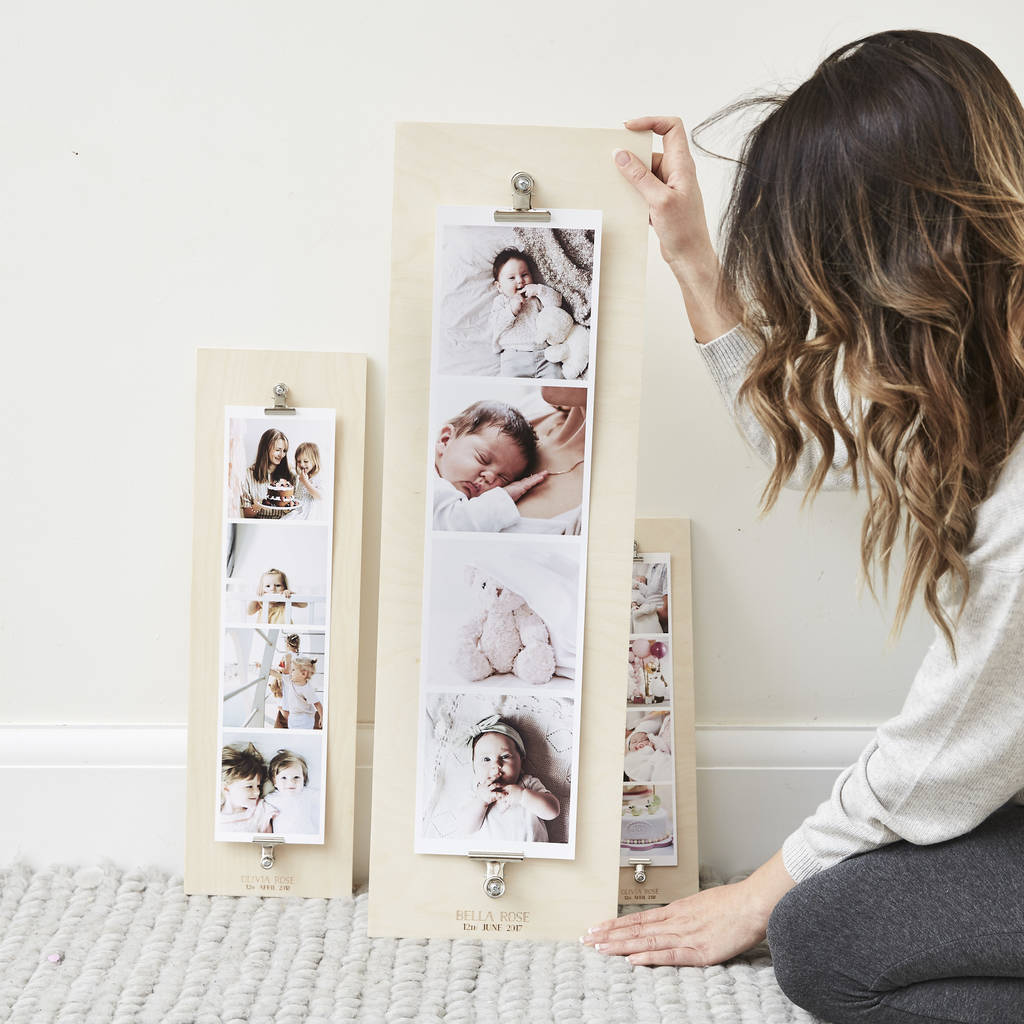 Personalised Baby Giant Photo Strip