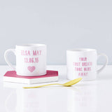 Personalised Baby Keepsake Mug