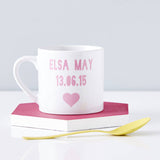 Personalised Baby Keepsake Mug