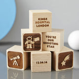 Personalised Baby Keepsake Space Building Block