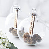 Personalised Baby's First Christmas Pine Cone Bauble